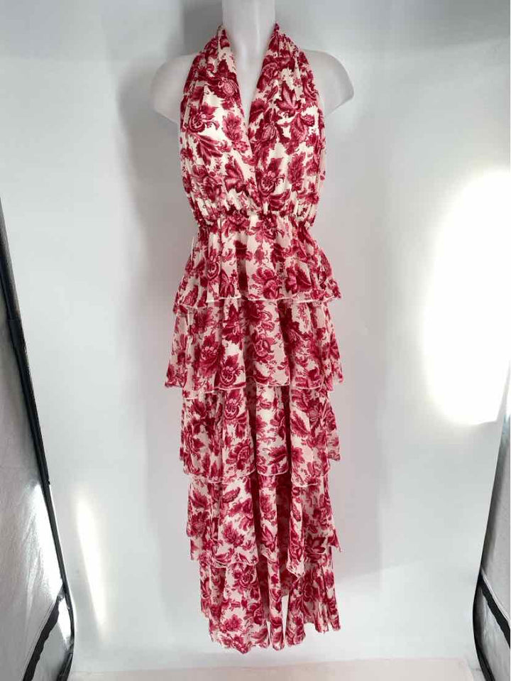 Size S AAKAA Burgundy Dress