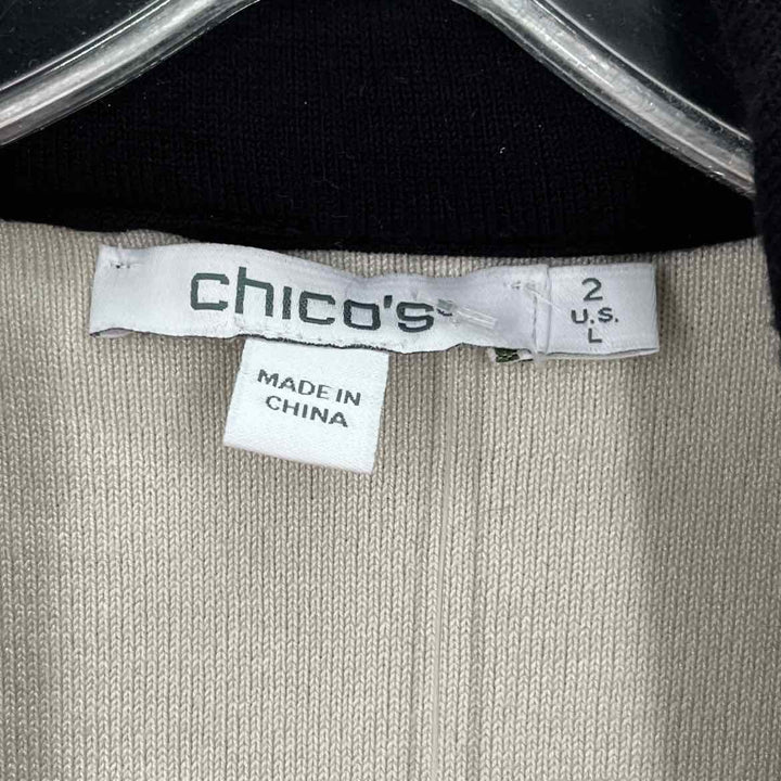 Size L Chico's Black Sweater
