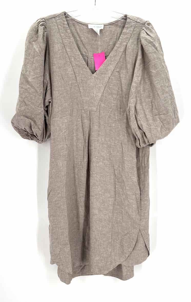 Size L CYNTHIA ROWLEY Gray Dress
