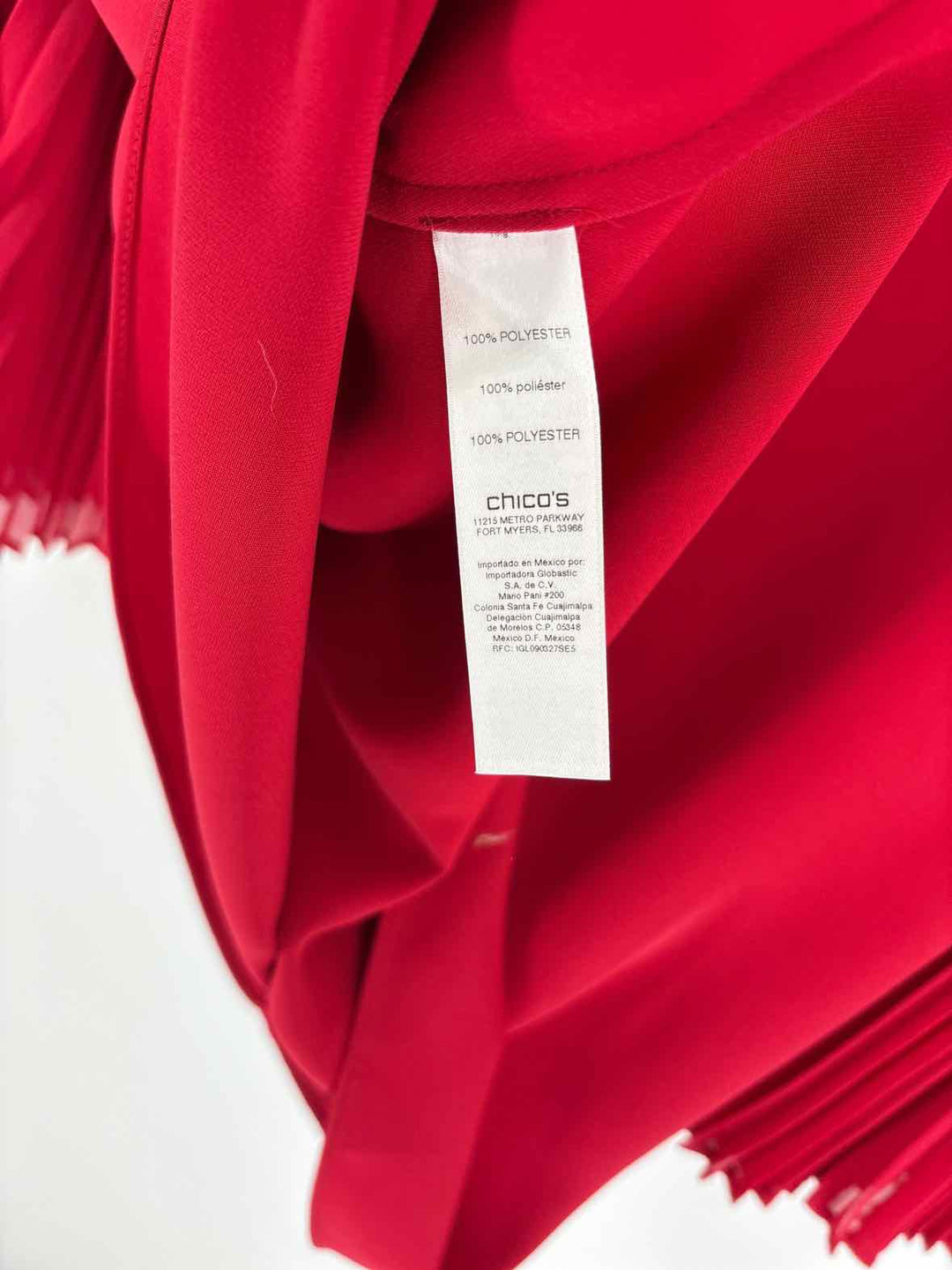 Size S Chico's Red Shirt