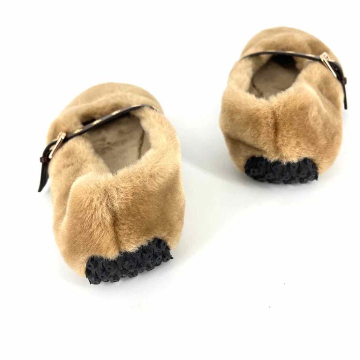 Shoe Size 9.5 Steve Madden Camel Faux Fur Slippers