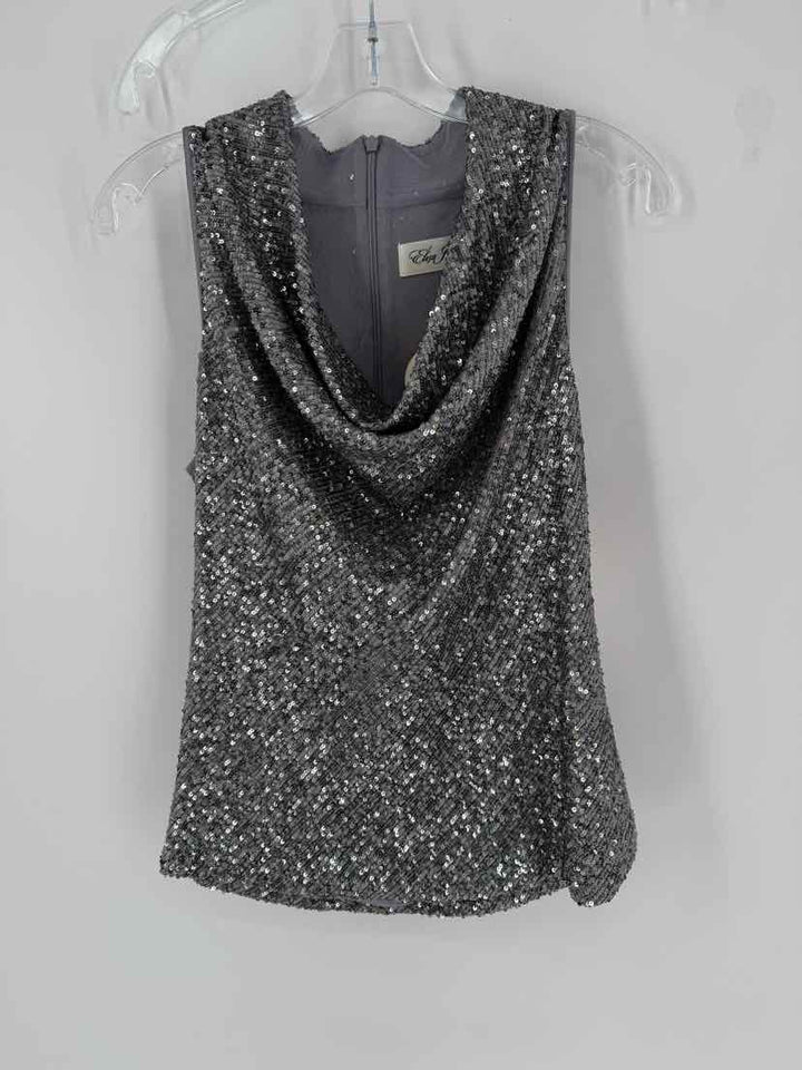 Size 10 ELIZA J Silver Shirt