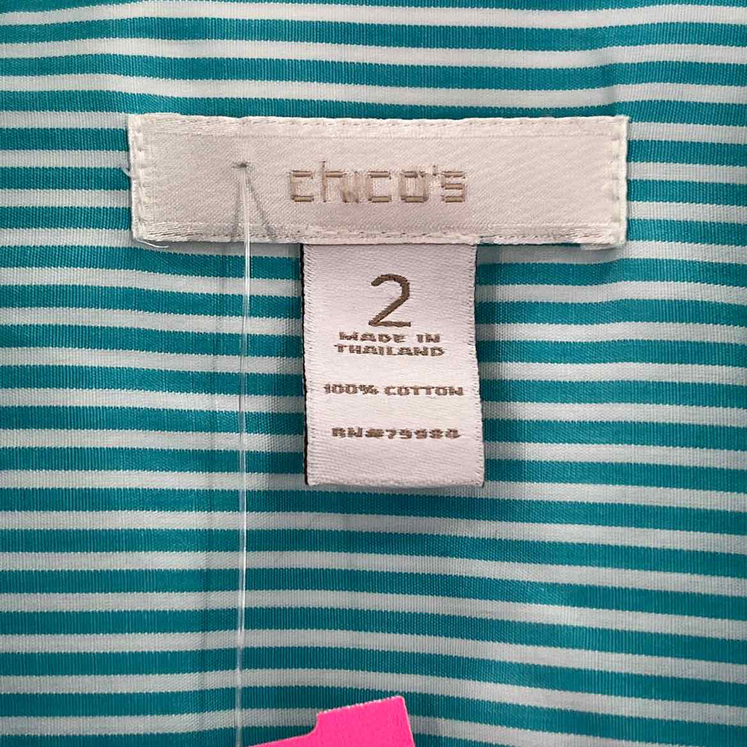Size L Chico's Teal Shirt