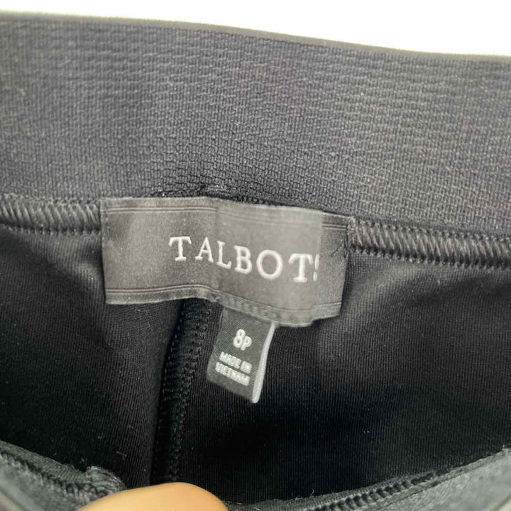 Size 8 Talbots Black Knit Pants