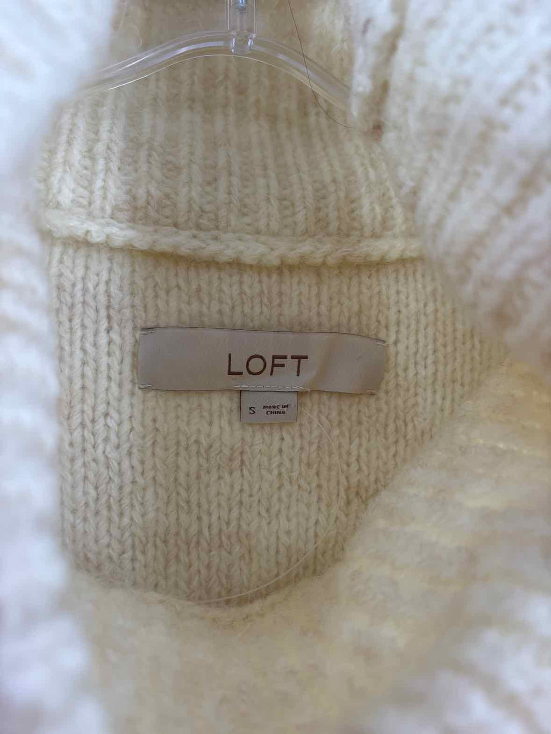 Size S Ann Taylor Ivory Sweater