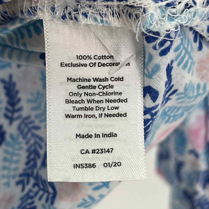 Size M Talbots Blue Print Shirt