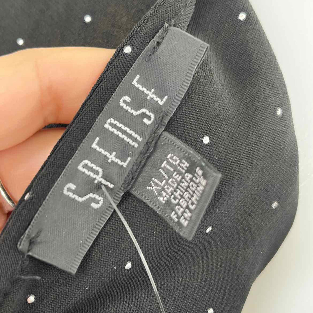 Size 14 SPENSE Black Knit Dress