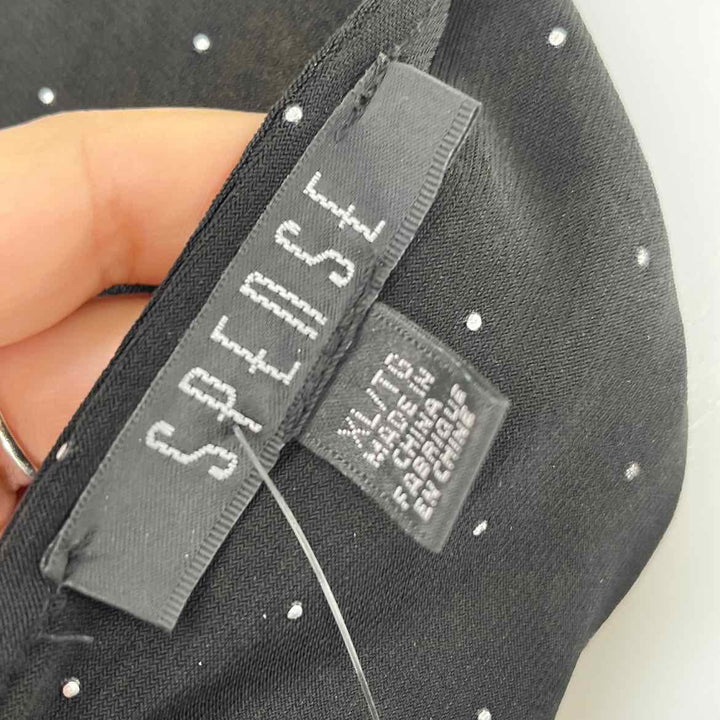Size 14 SPENSE Black Knit Dress