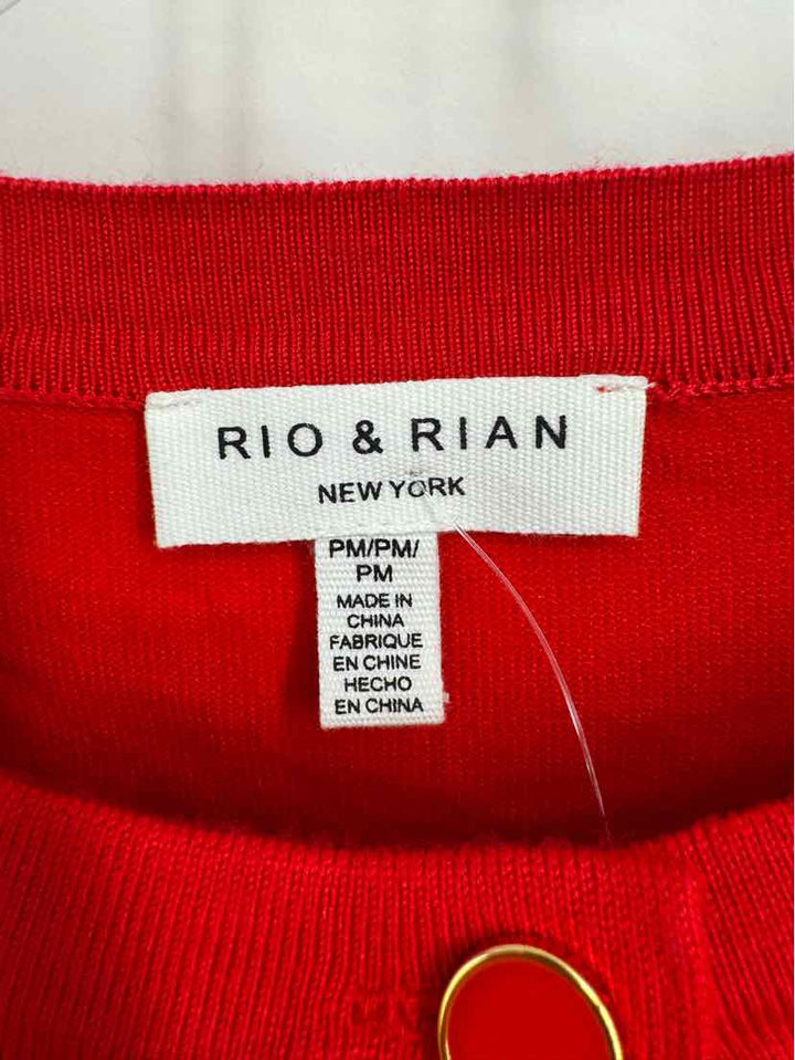 Size M Red Lace Cardigan
