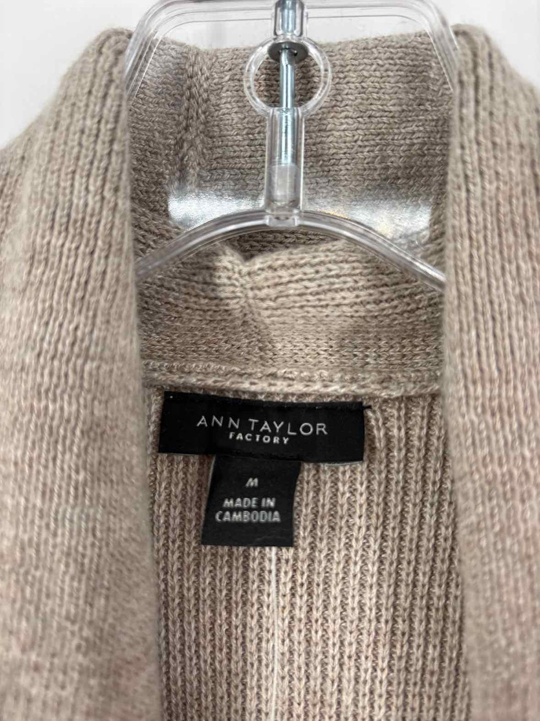 Size M Ann Taylor Tan Sweater