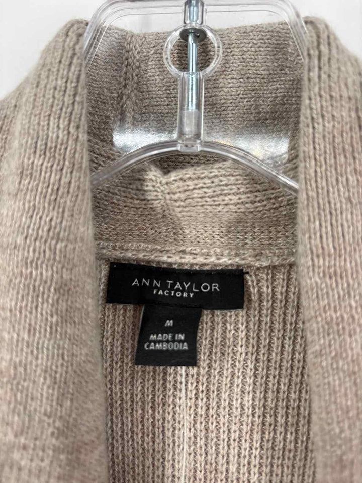 Size M Ann Taylor Tan Sweater