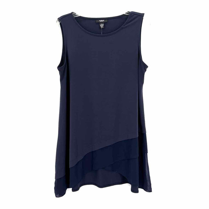 Size 1X ALFANI Navy Shirt