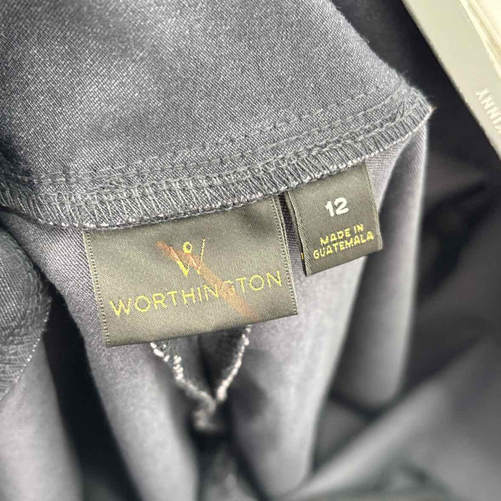 Size 12 WORTHINGTON Navy Pants