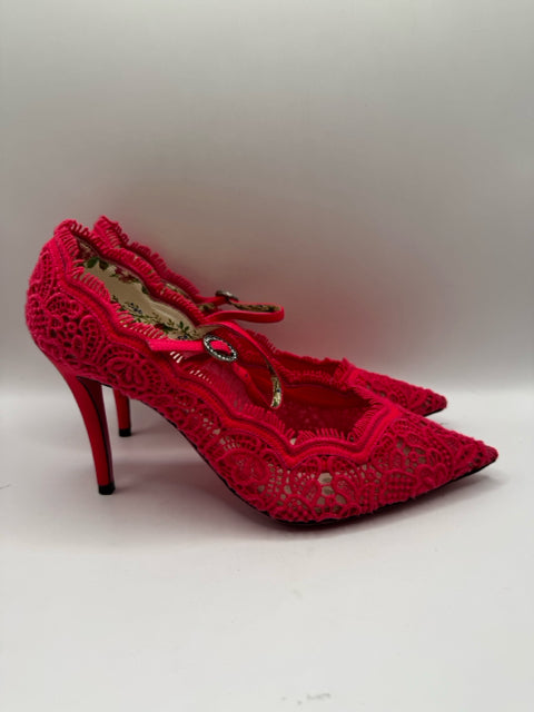 Shoe Size 37 Gucci Pink Lace Luxury - Pumps