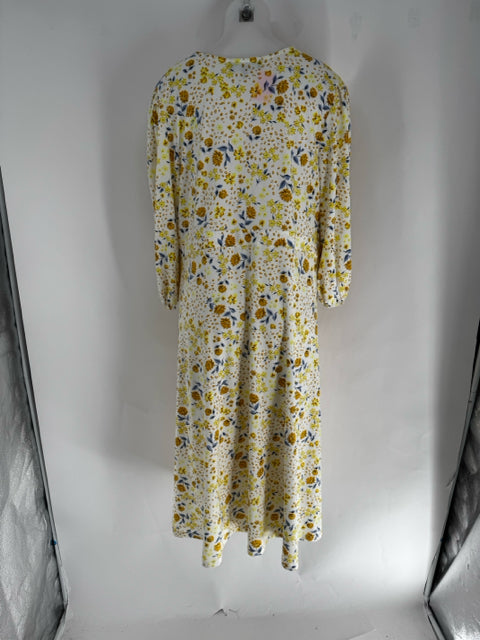 Size 16 ELOQUII Yellow Dress