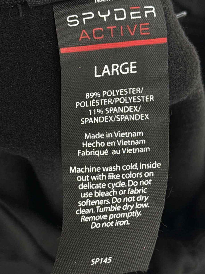 Size L SPYDER Black Shirt