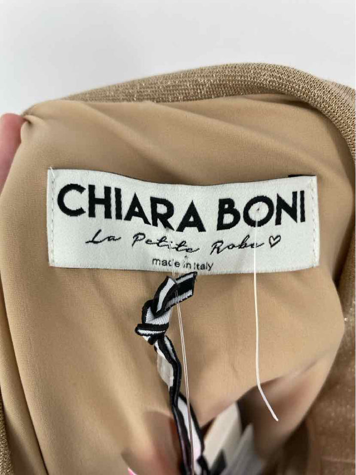 Size L CHIARA BONI Gold Dress