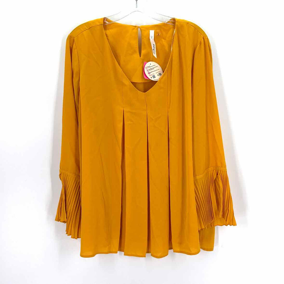 Size 2X NY COLLECTION Mustard Shirt