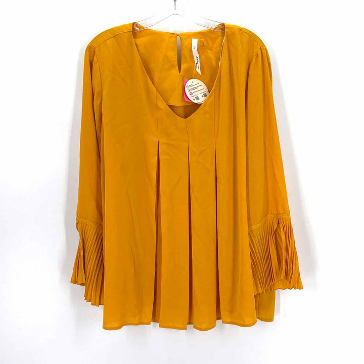 Size 2X NY COLLECTION Mustard Shirt