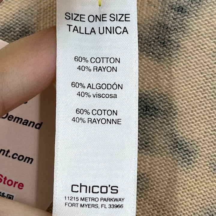 Size One Size Chico's Tan Shirt