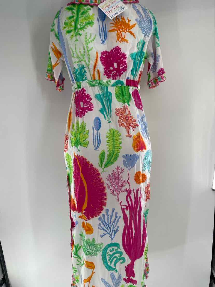Size S Gretchen Scott White Print Swimsuit