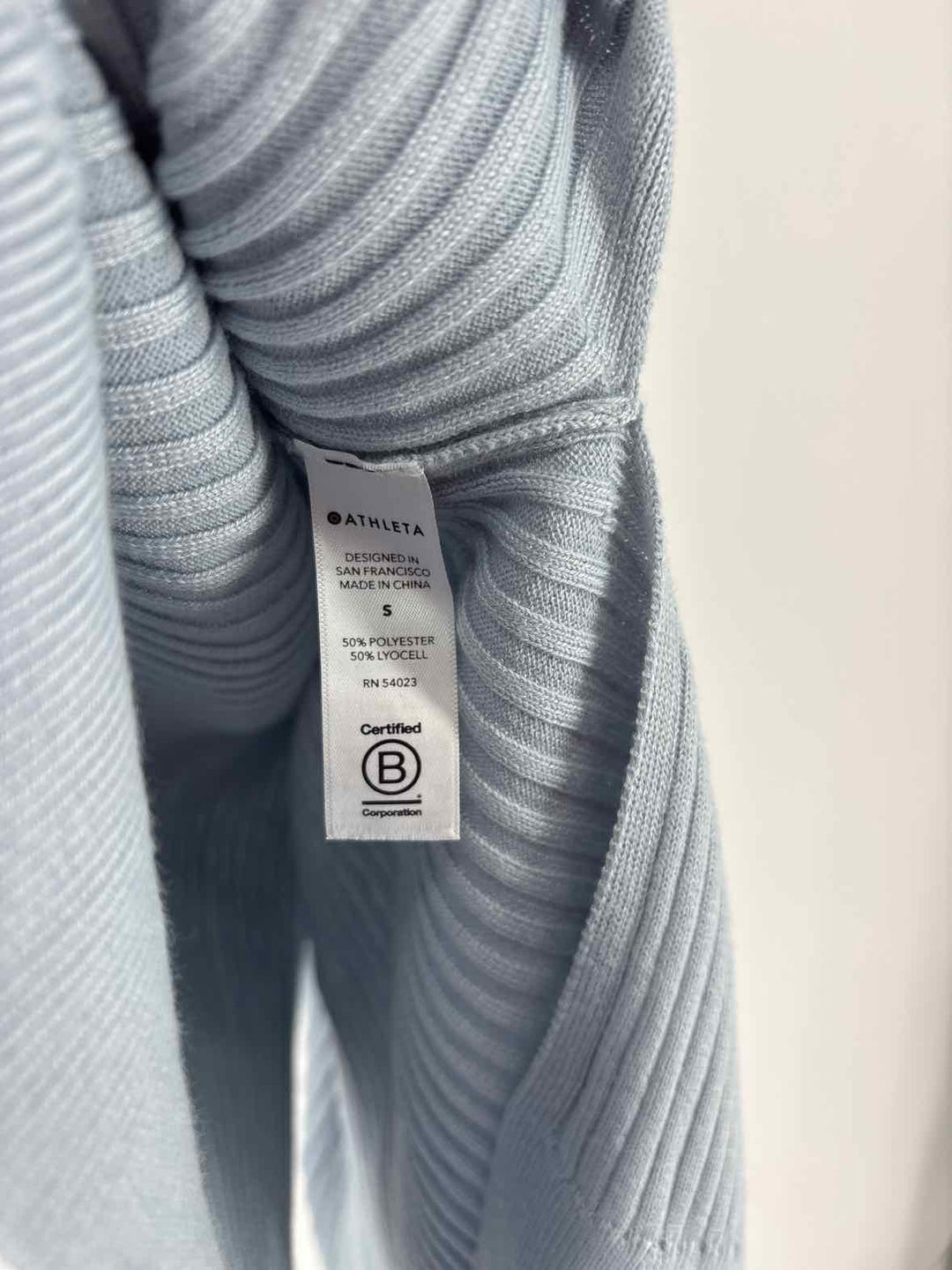 Size S Athleta Blue Knit Sweater