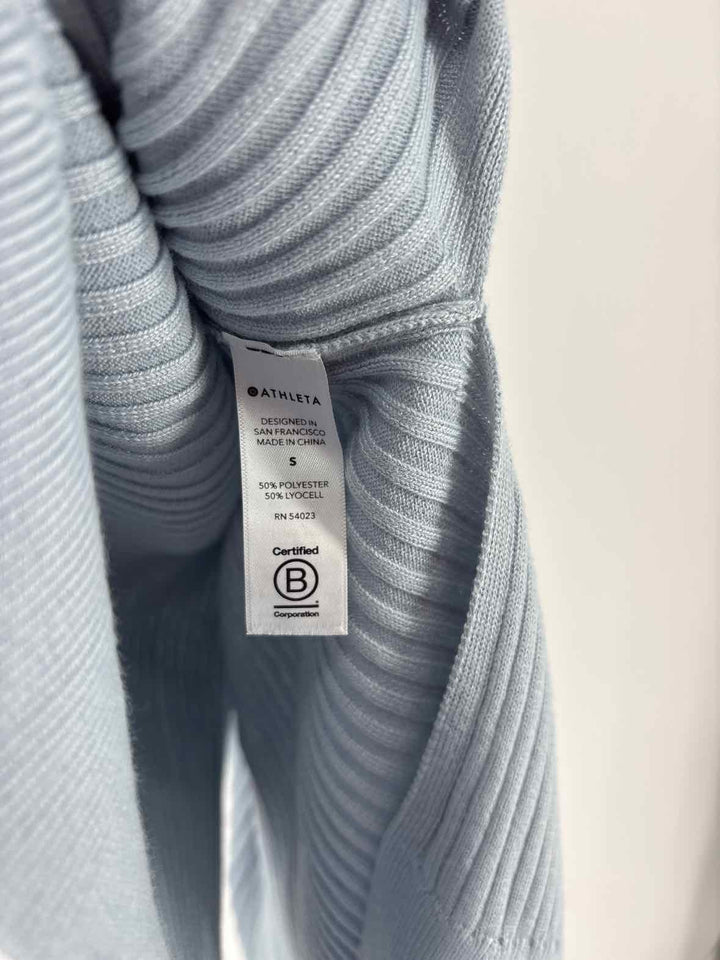 Size S Athleta Blue Knit Sweater