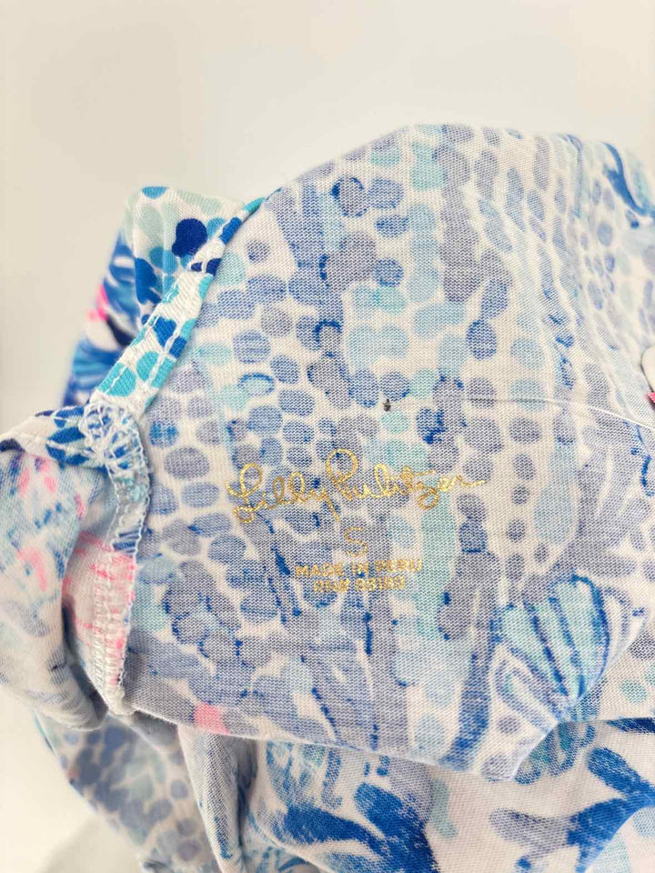 Size S Lilly Pulitzer Blue Cotton Dress
