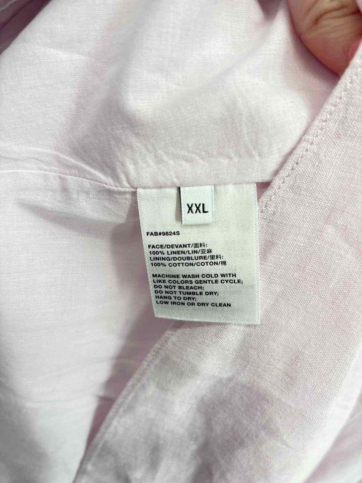 Size XL LAFAYETTE Pink Linen Dress