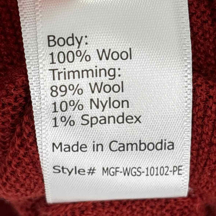 Size L 41 HAWTHORN Burgundy Sweater