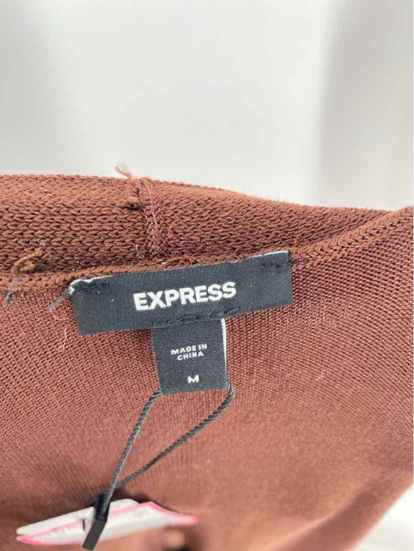 Size M EXPRESS Brown Cardigan