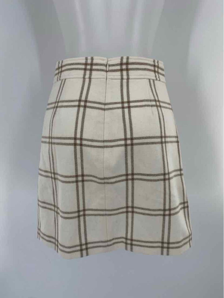 Size 0 J Crew Cream Skirt