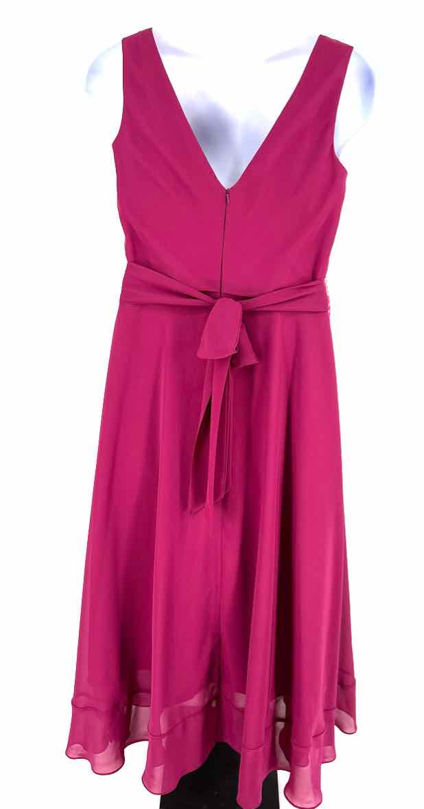 Size 12 Fuschia Chiffon Dress