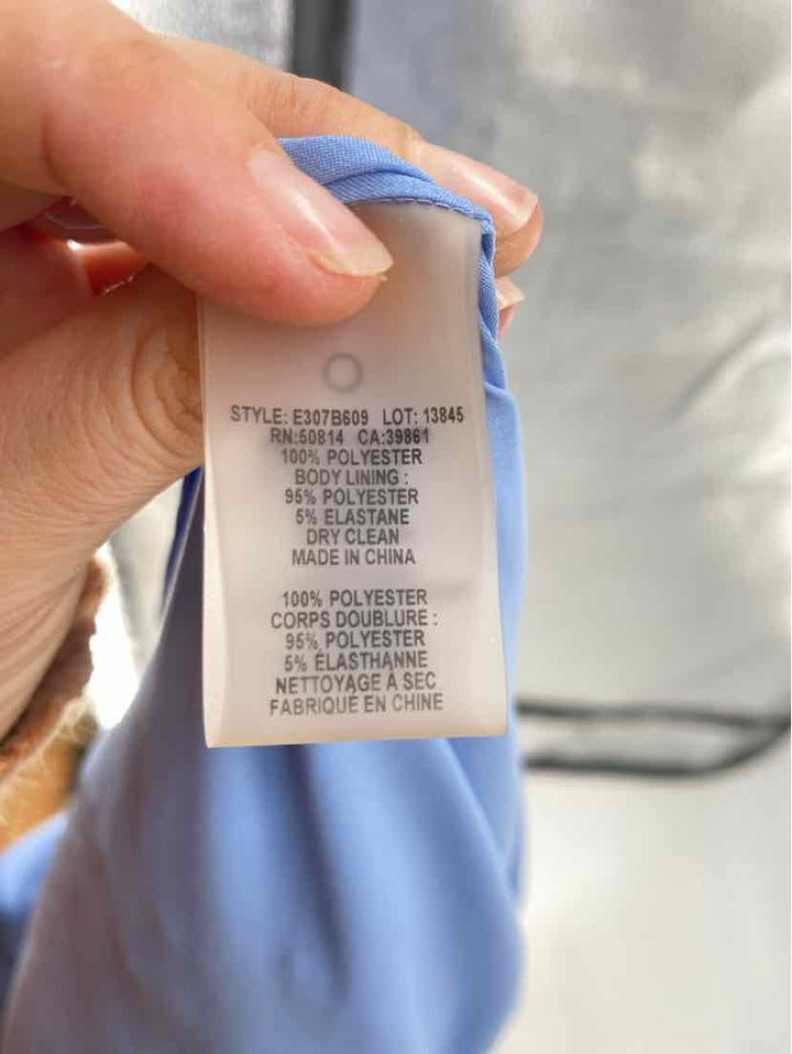 Size S ELIE TAHARI Blue Print Dress