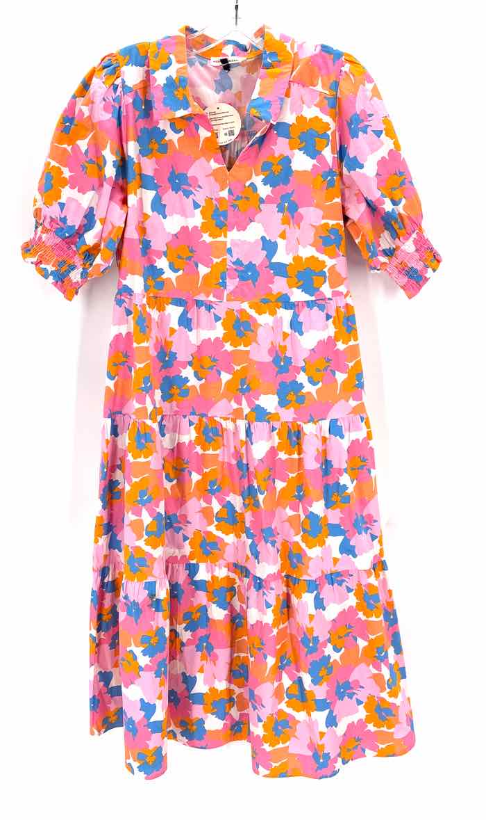 Size S MICHELLE MCDOWELL Multi-Color Dress
