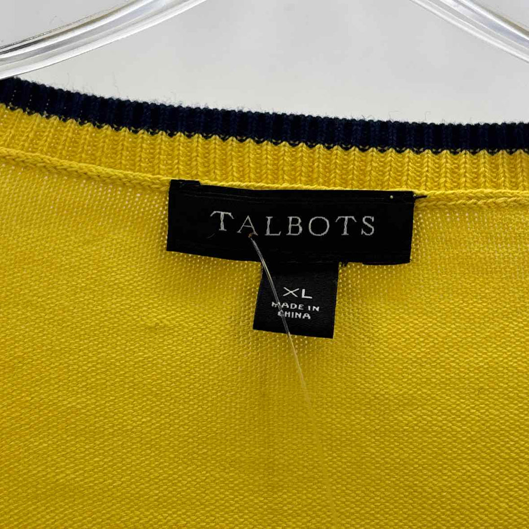 Size XL Talbots Yellow Sweater