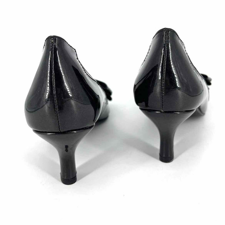 Shoe Size 7 Black PATENT Pumps
