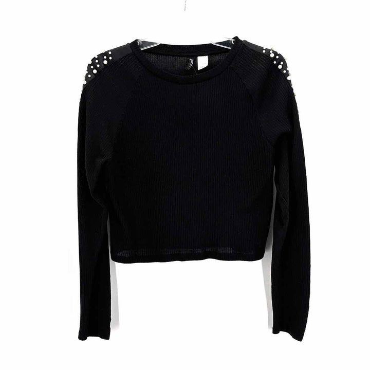 Size L H&M Black Knit Shirt