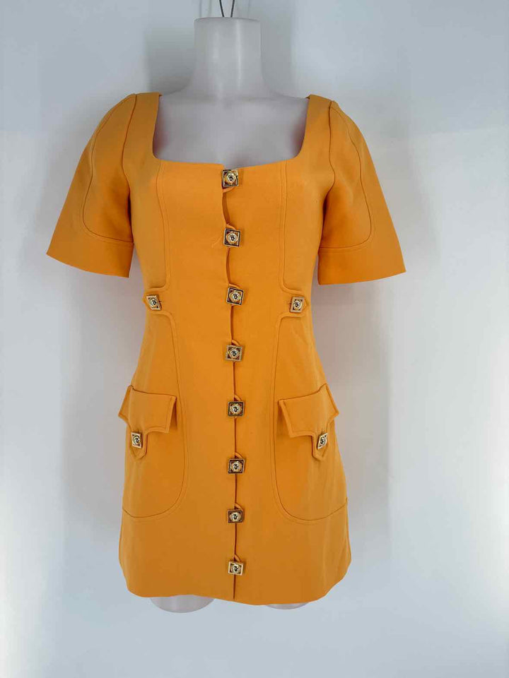 Size 4 Orange Dress