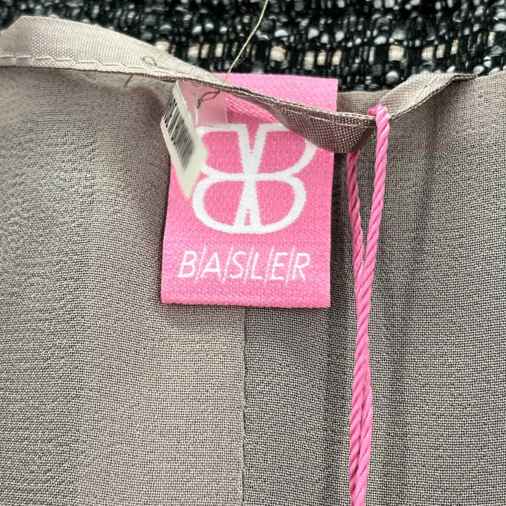 Size 1X BASLER Gray Tweed Blazer