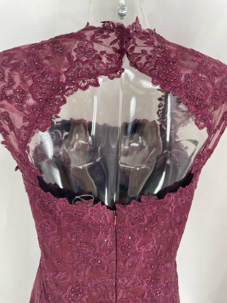 Size 12 Burgundy Lace PROM