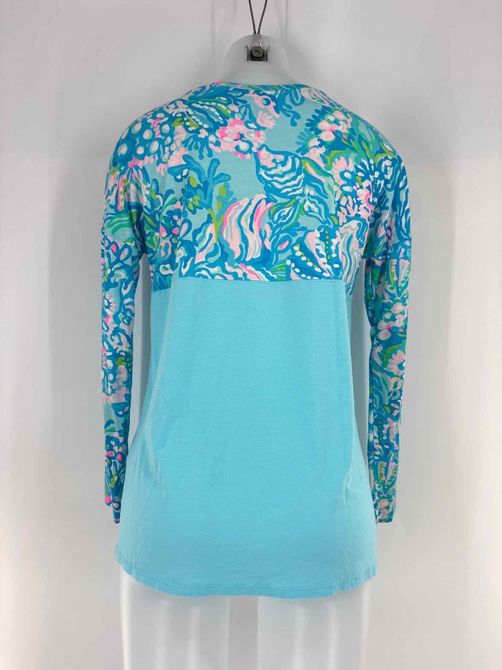 Size XS Lilly Pulitzer Teal Shirt