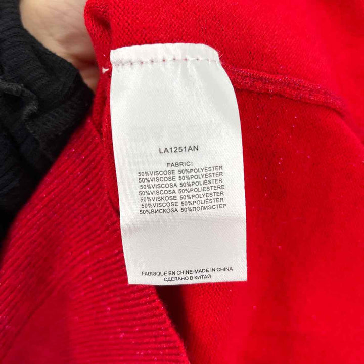 Size M MOLLY BRAKEN Red Knit Sweater