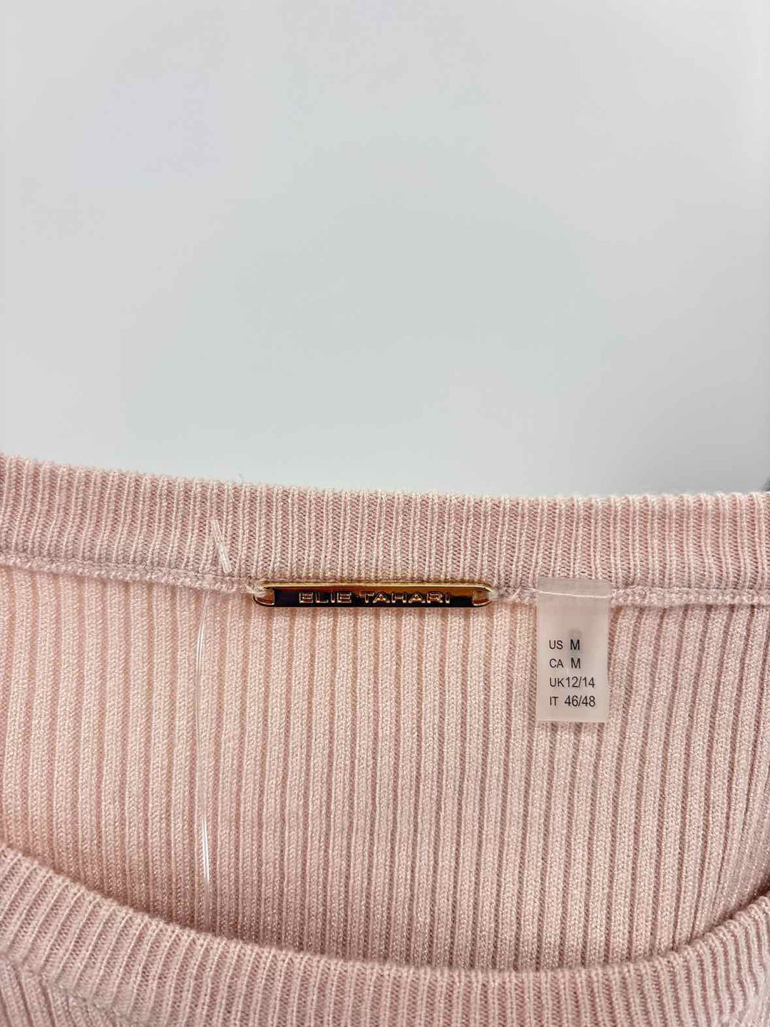 Size M ELIE TAHARI Pink Shirt