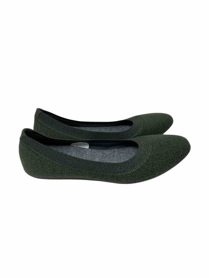 Shoe Size 10 ALL BIRDS Olive Flats