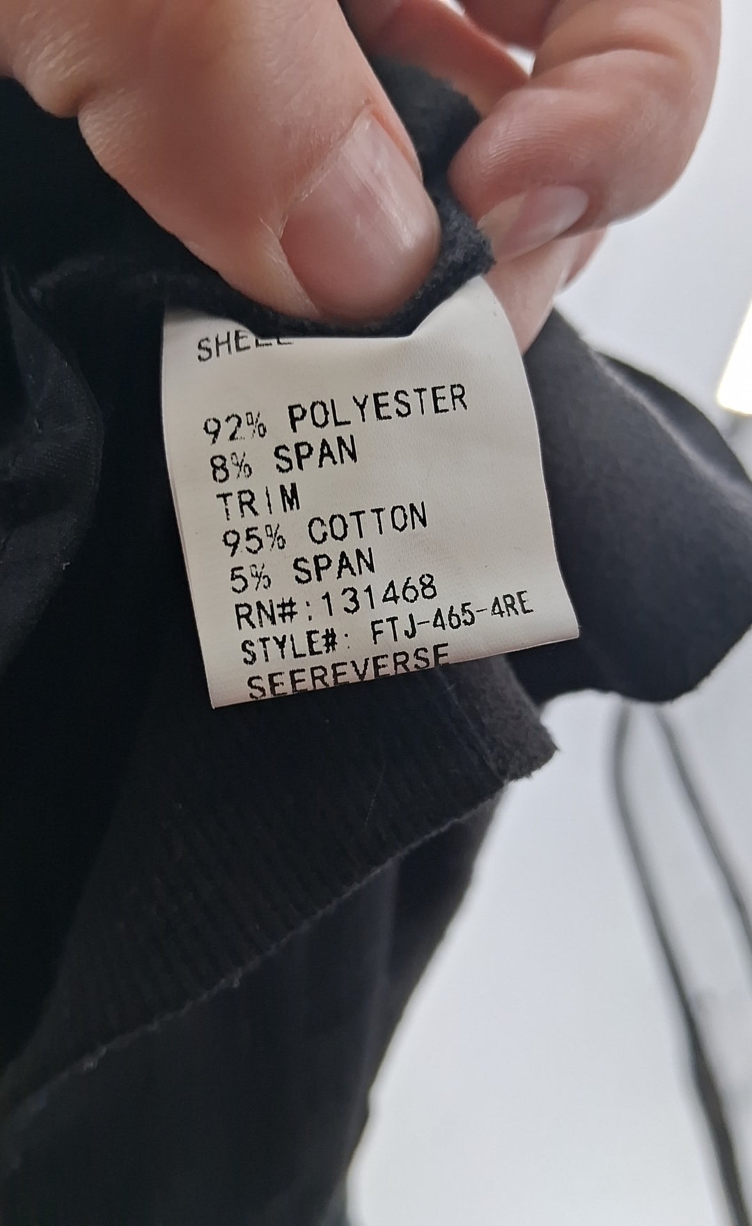 Size L FATE Black Jacket