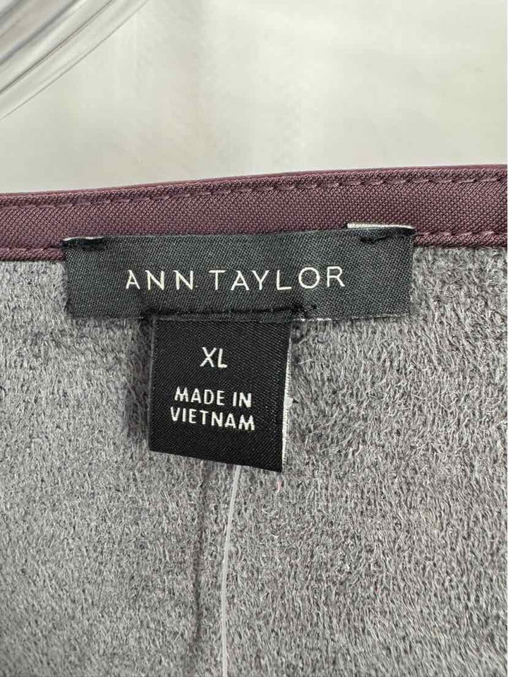 Size XL Ann Taylor Burgundy Shirt