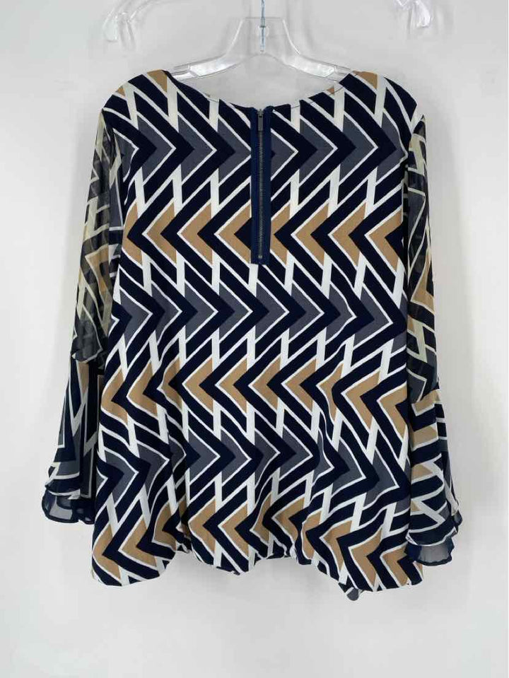 Size 2X ALFANI Multi-Color Shirt