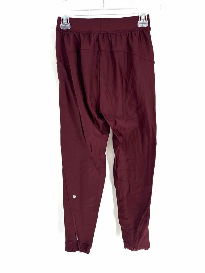 Size 4 Lululemon Burgundy Pants