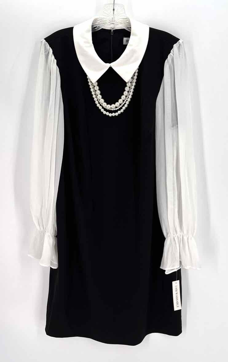 Size 16 Multi-Color Knit Beaded Dress